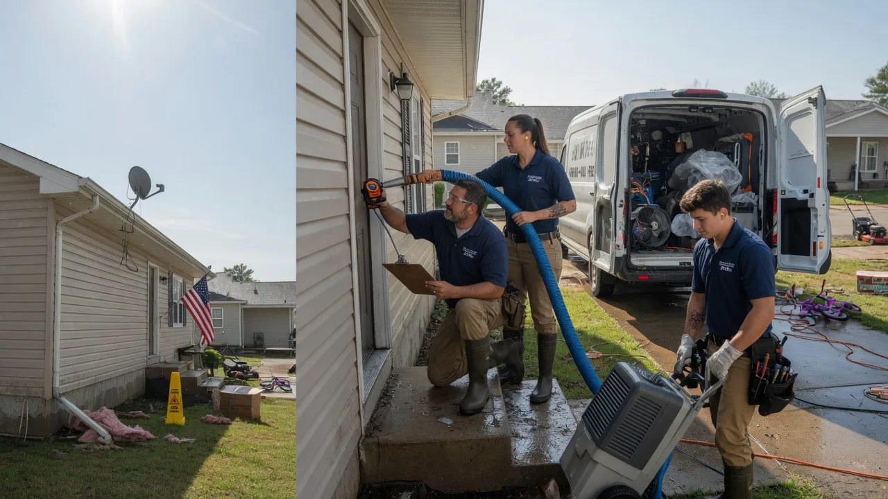 Ceiling Water Damage Restoration in Ridgway, IL near me